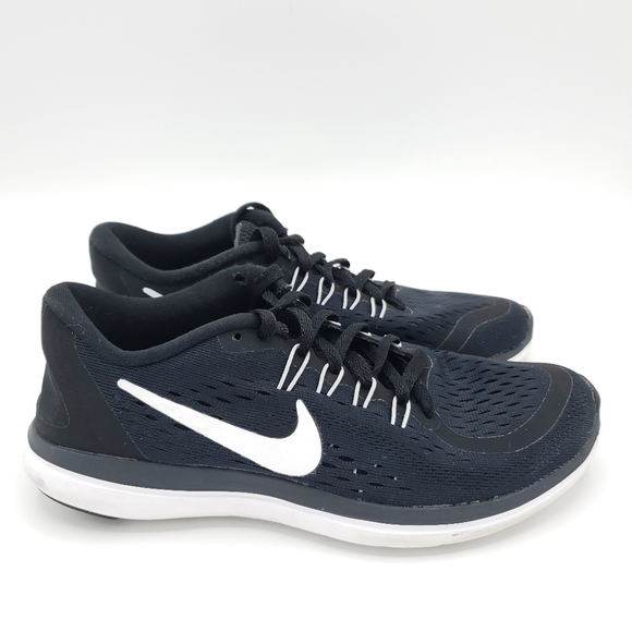Nike Shoes - Nike Flex Run 2017 Fitsole Black and White